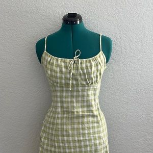green brandy dress